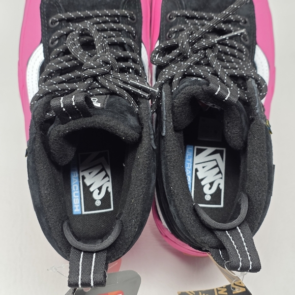 VANS SK8 Hi MTE-2 Hiking Boots Men's 8.5 / Women's 10 Dip Pink Black Suede New - Picture 9 of 12